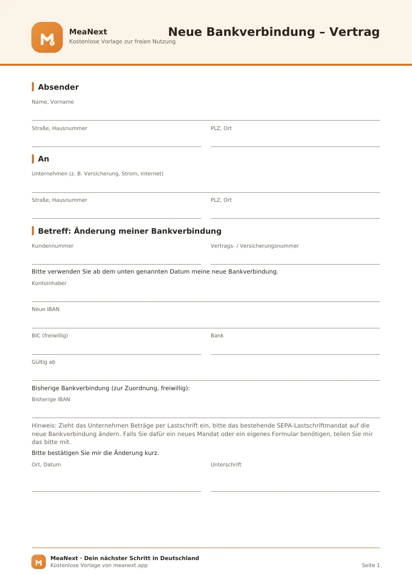 Vorschau der Vorlage